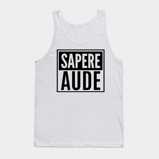 sapere aude Tank Top by BramCrye